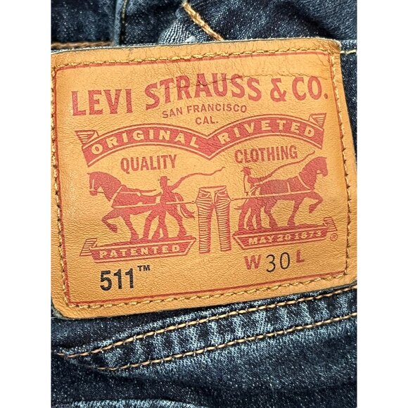 Levi's Womens Jeans Denim 511 Size W30 - Picture 6 of 7